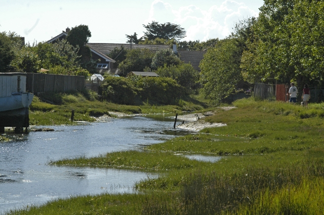 hayling island views landscape-023.jpg - FISHERY CREEK - SUNNY HAYLING ISLAND - 18.7.07
